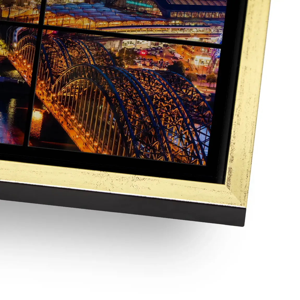 Köln Skyline View AluDibond Gebürstet