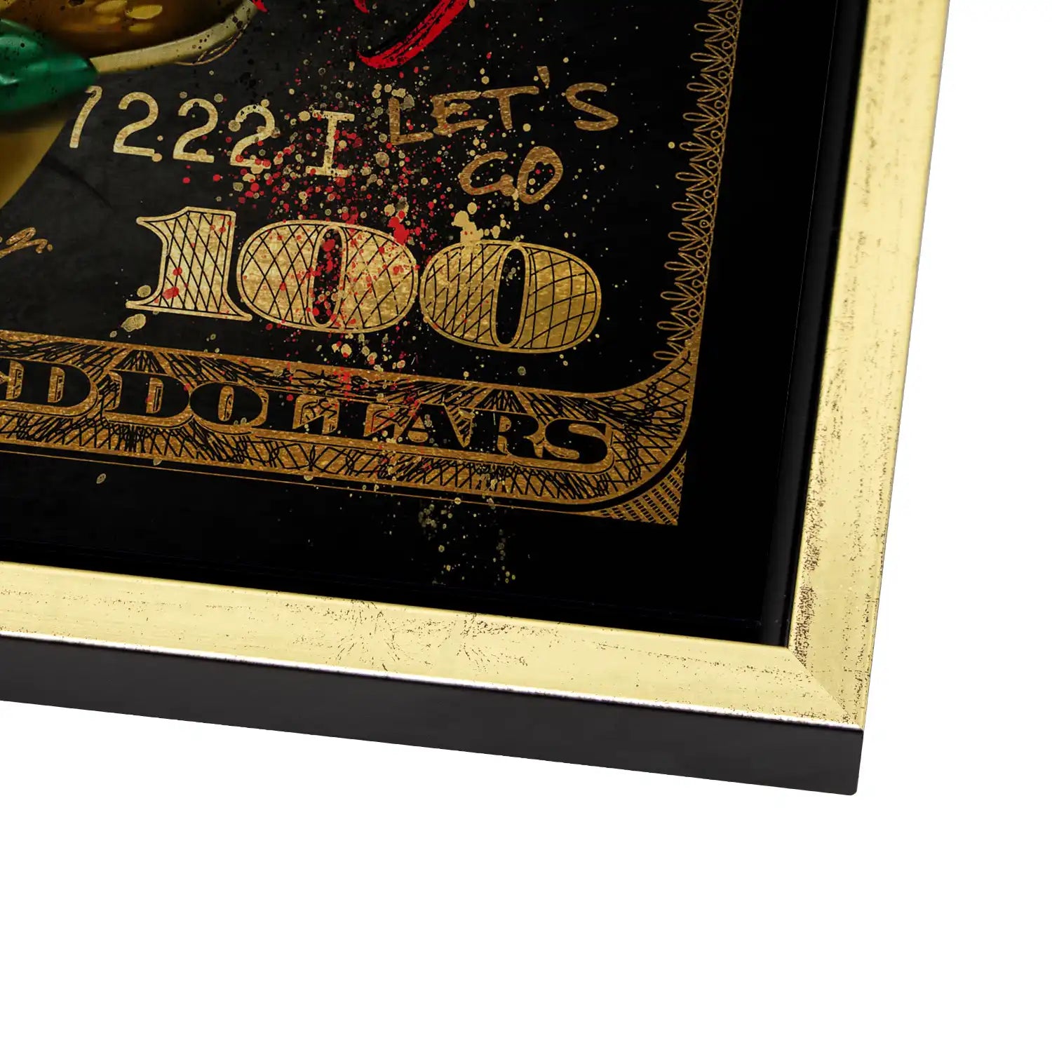 Dagobert Dollar More Money Pop Art Alu Gebürstet INGALERIE