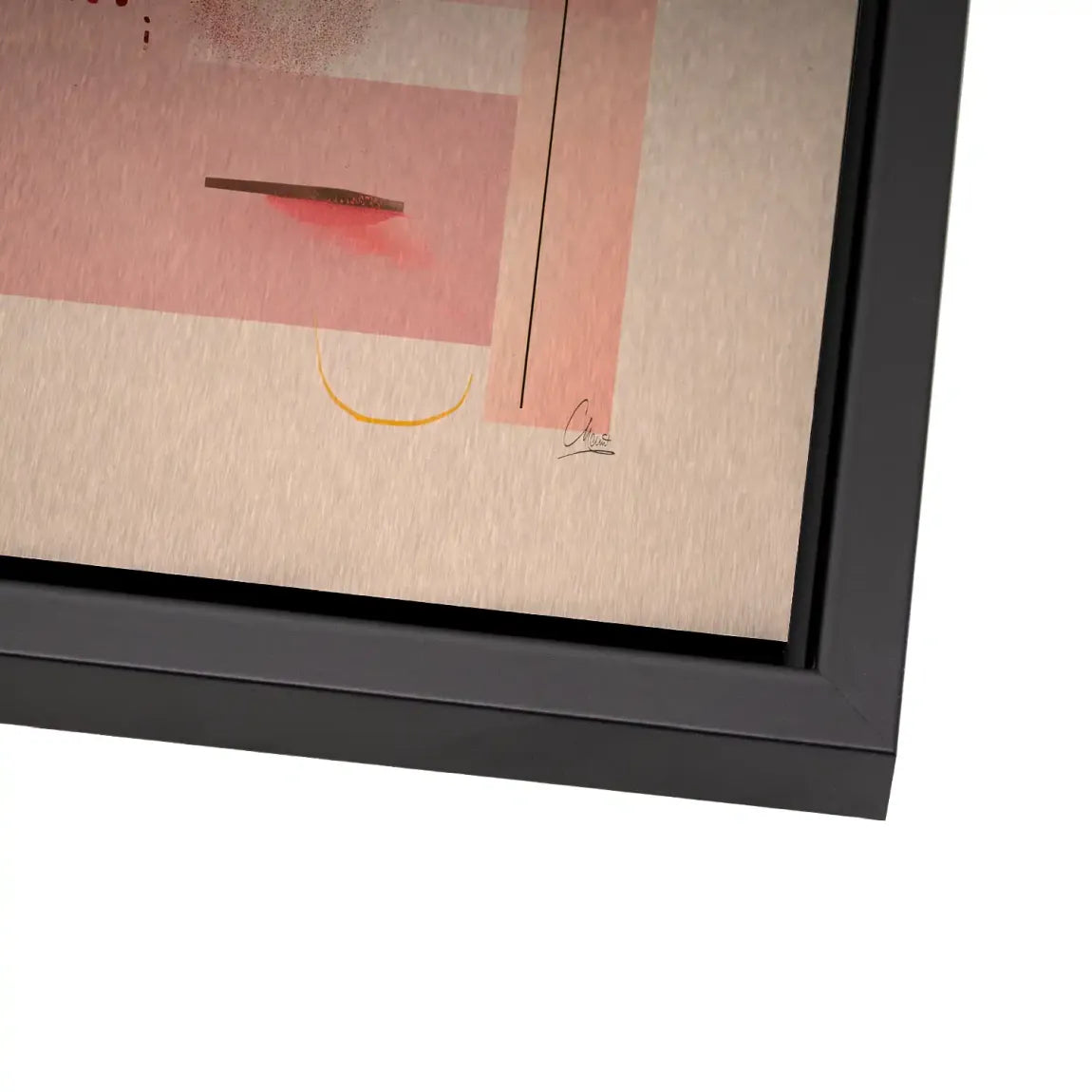 Infinite Glow Alu Gebürstet Bild