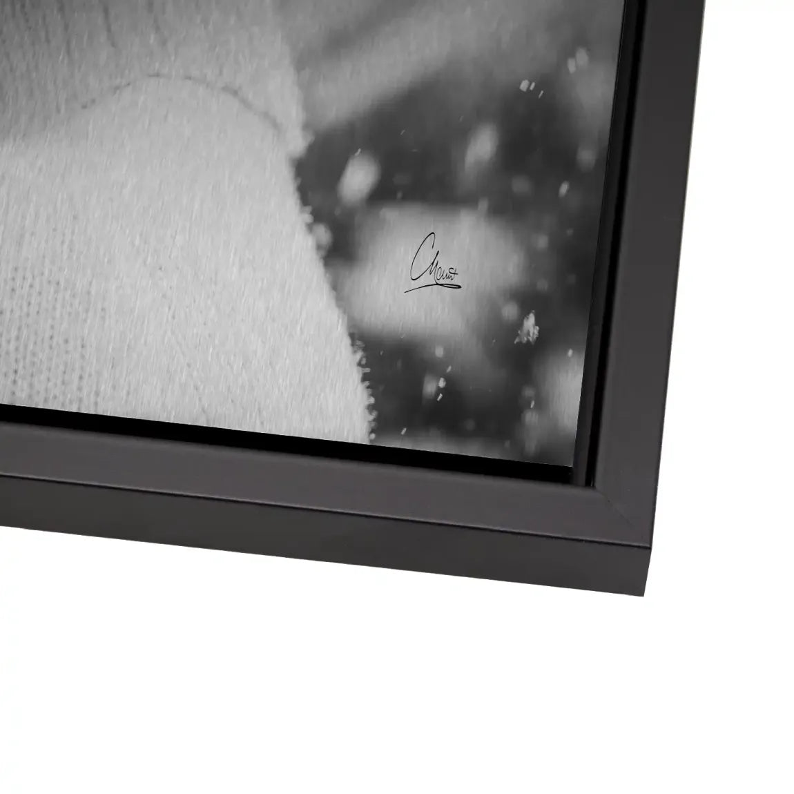 Audrey Hepburn Winter Portrait Alu Gebürstet Bild