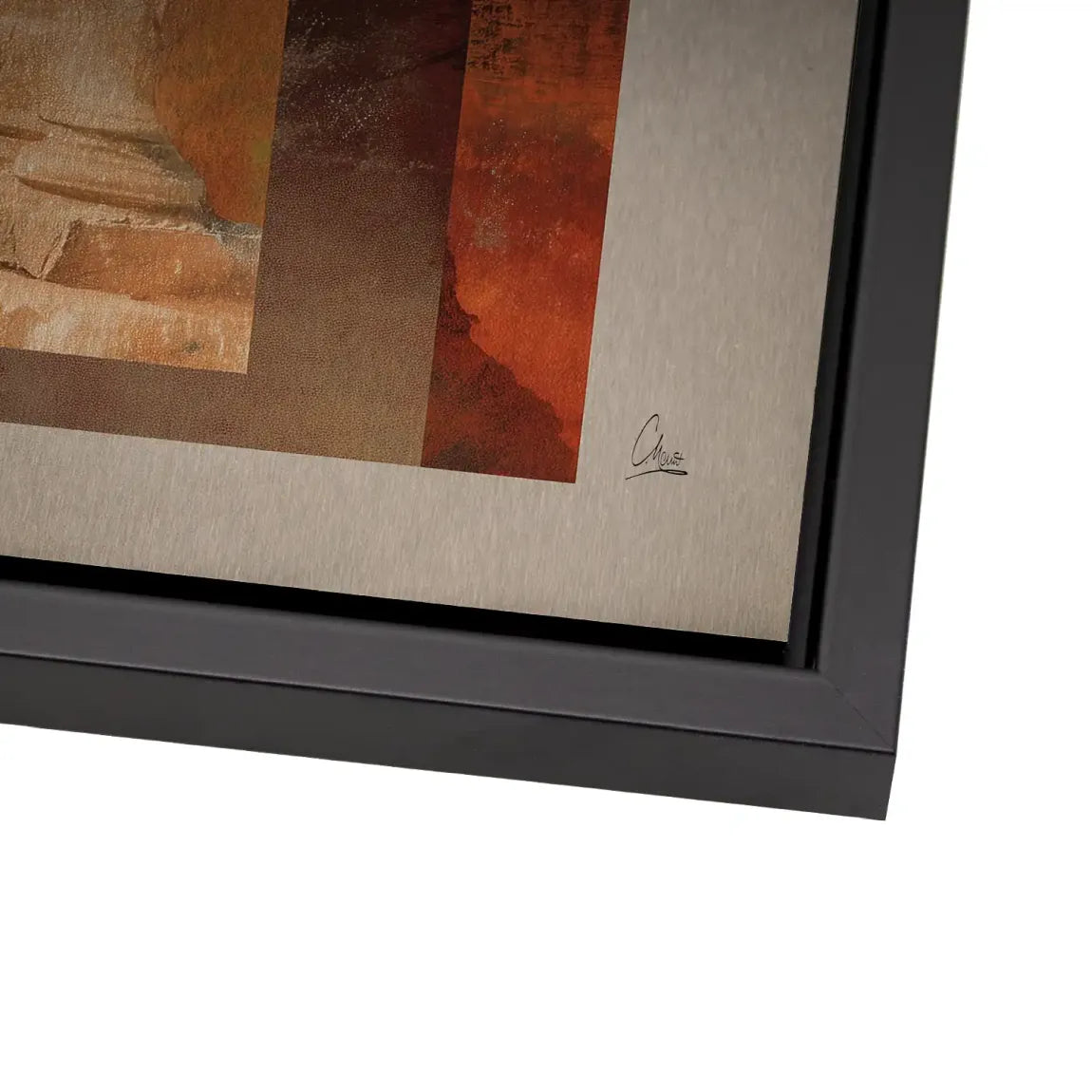 Rom Abstrakt Alu Gebürstet Bild