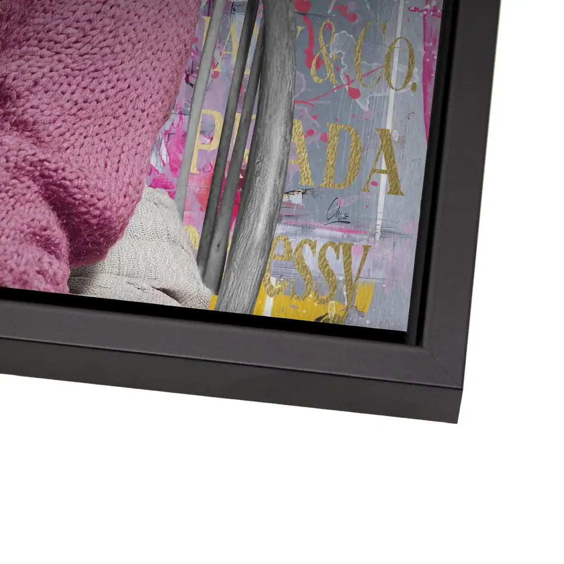 Marilyn Monroe Luxury Style Alu Gebürstet Bild