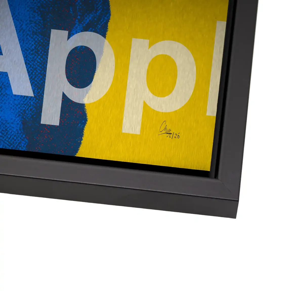 Das Mädchen mit dem Perlenohrring Alu Gebürstet Bild