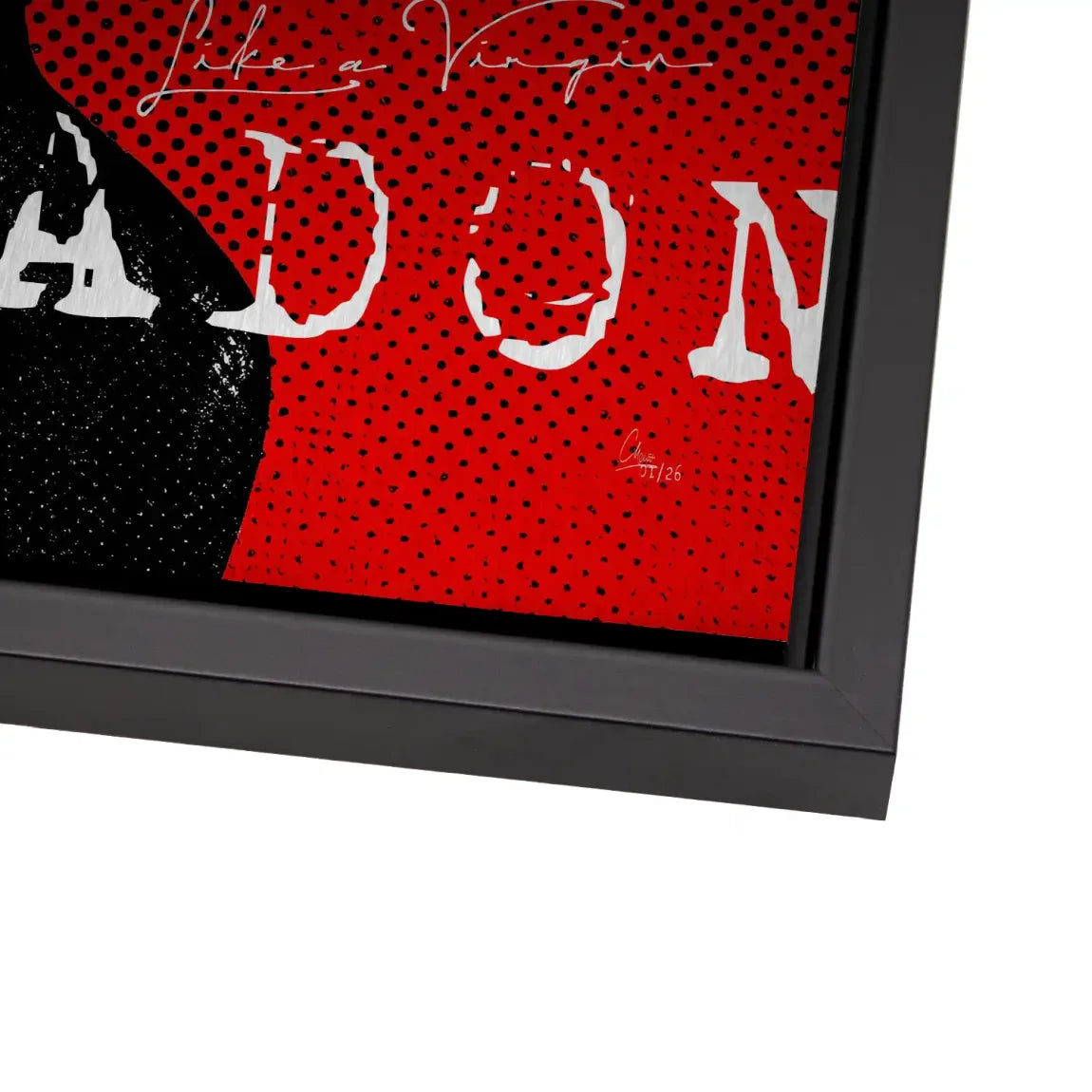 Rebel Madonna Alu Gebürstet Bild