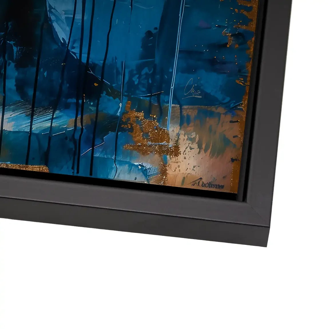 Blue Mystery Alu Gebürstet Bild