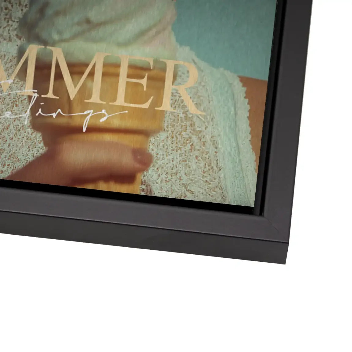 Summerfeeling Alu Dibond Bild gebürstet