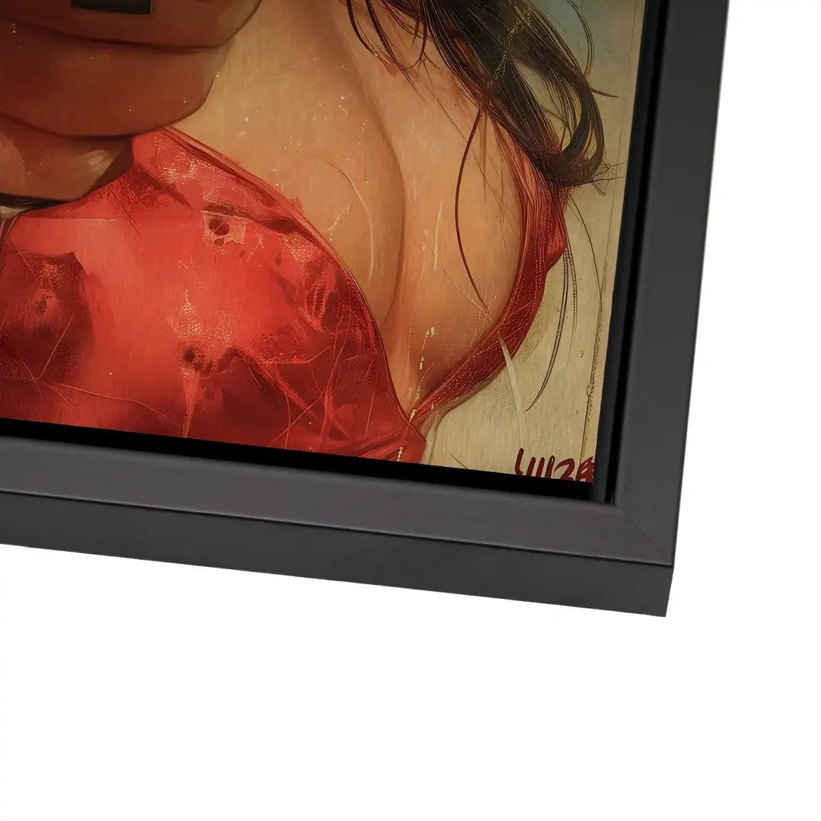 Velvet Gun Alu Dibond Bild gebürstet