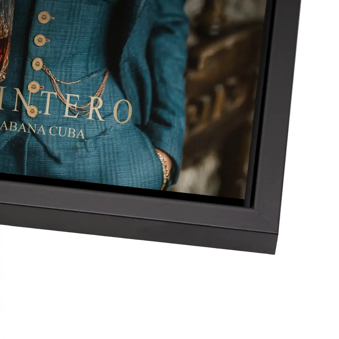 Peaky Blinder Glam Alu Dibond Bild gebürstet