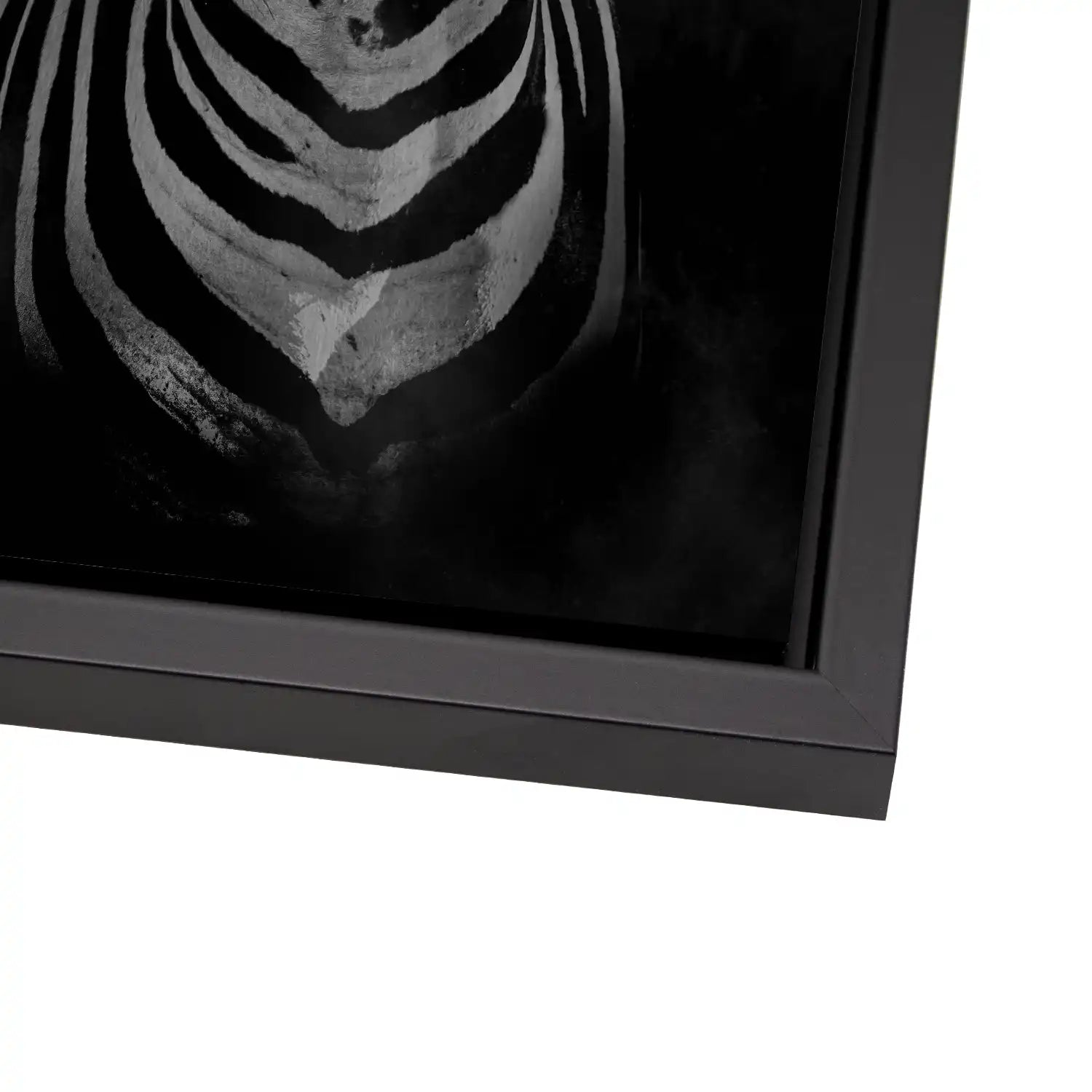 Zebra Black Style AluDibond Gebürstet INGALERIE
