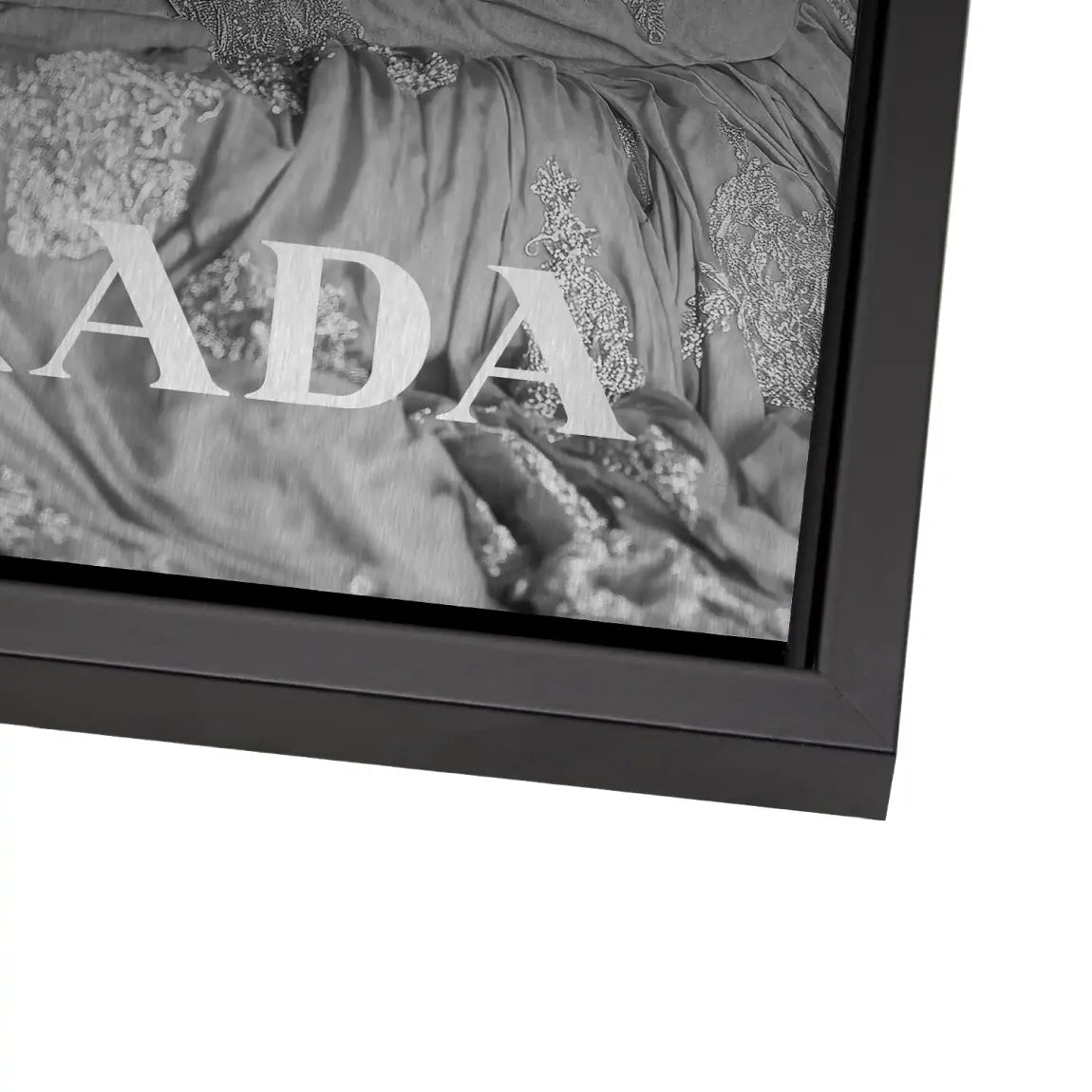 Noir Allure Alu Dibond Bild gebürstet