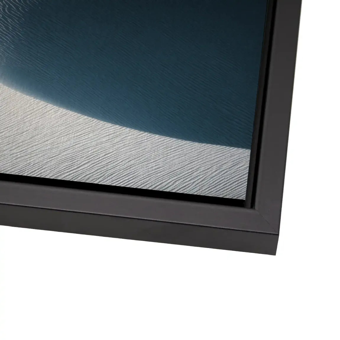 Zeit aus Sand Alu Dibond Bild gebürstet