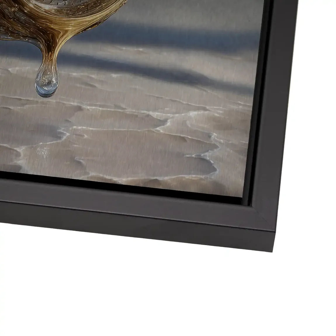 Dali Time Alu Dibond Bild gebürstet