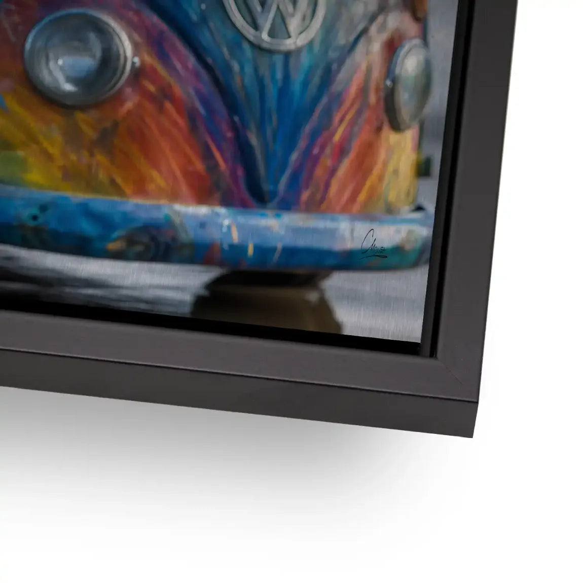 VW Bulli Beauty AluDibond Gebürstet