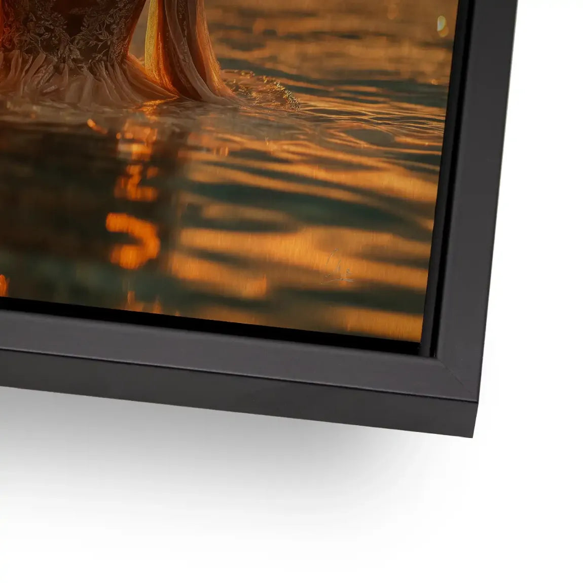 Golden Lights AluDibond Gebürstet