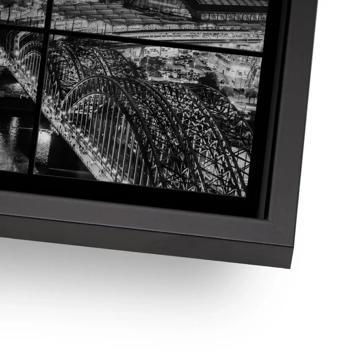 Köln Noir View AluDibond Gebürstet