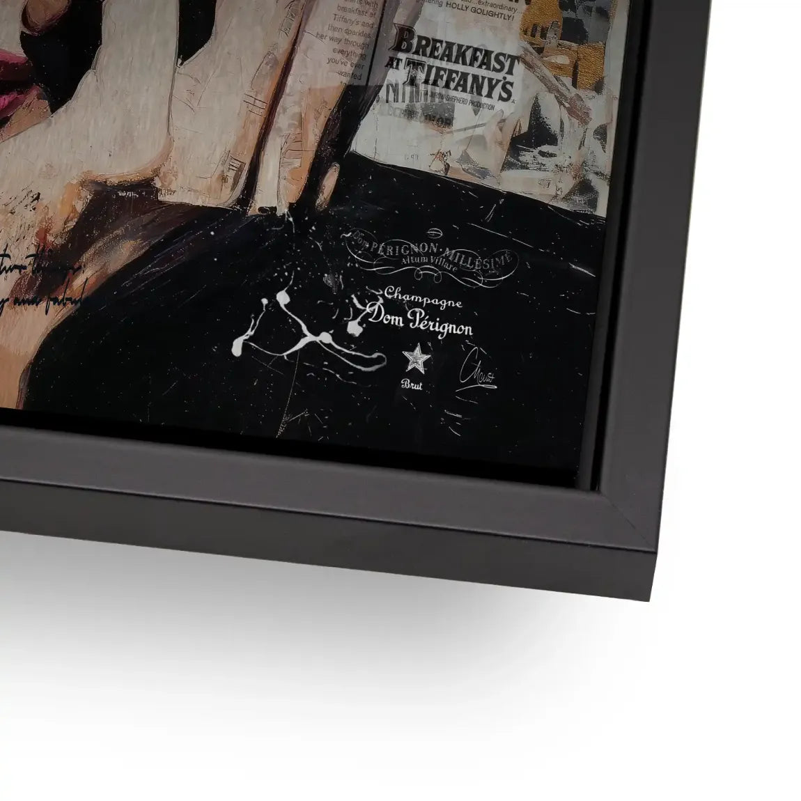 Audrey Pop Art Alu Dibond Gebürstet Bild