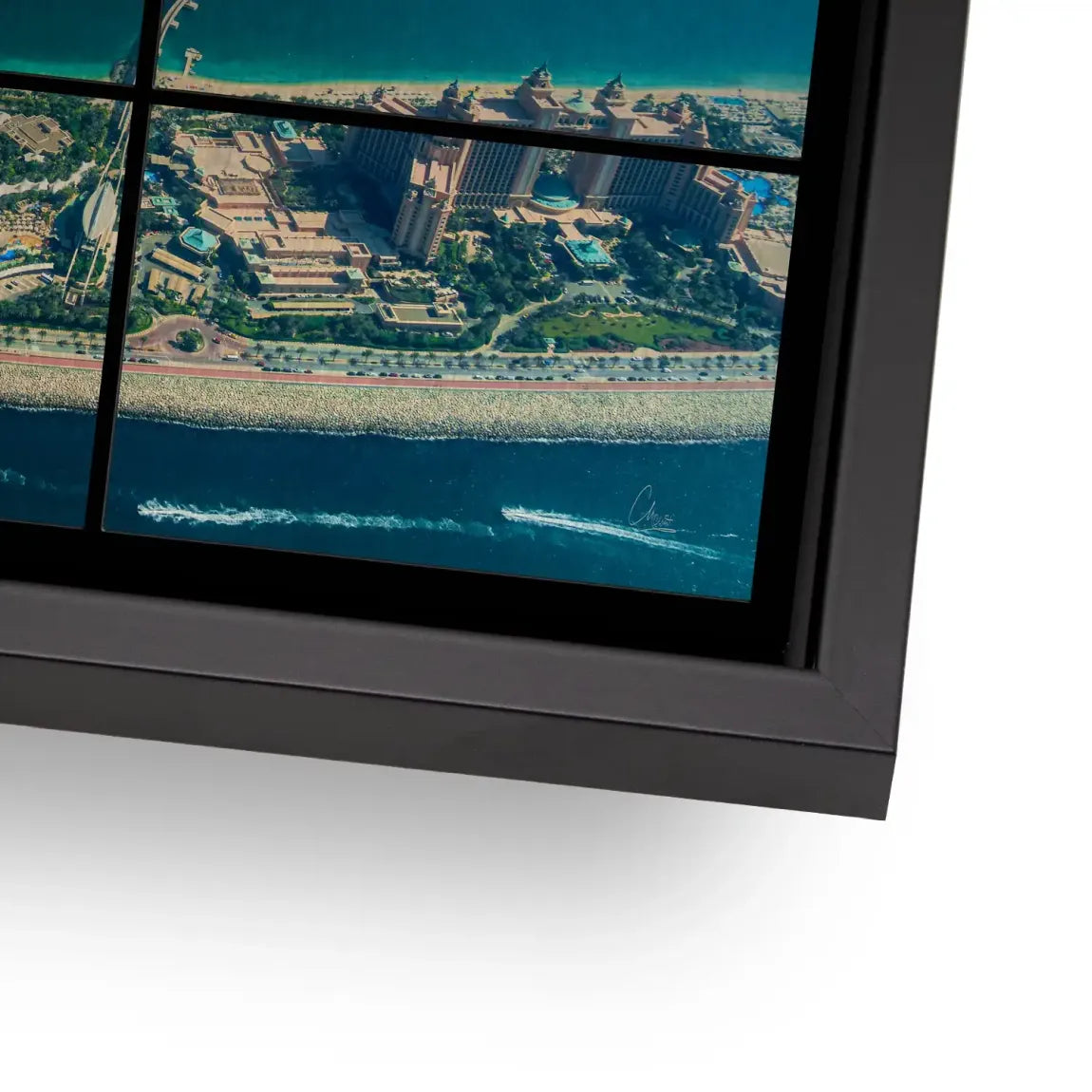 Palm View Dubai AluDibond Gebürstet