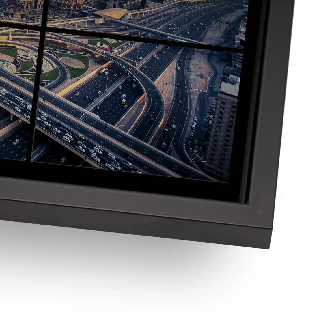 Skyline Dreams Dubai AluDibond Gebürstet