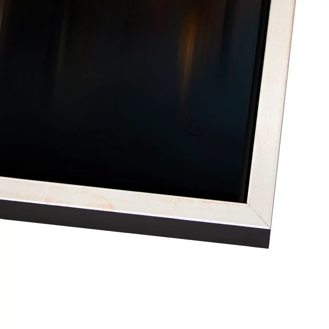 New York abstrakt Lights Alu Gebürstet Bild