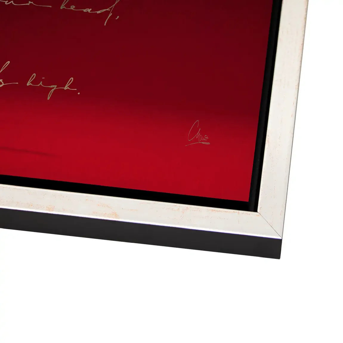 Red Coco Heels Alu Gebürstet Bild