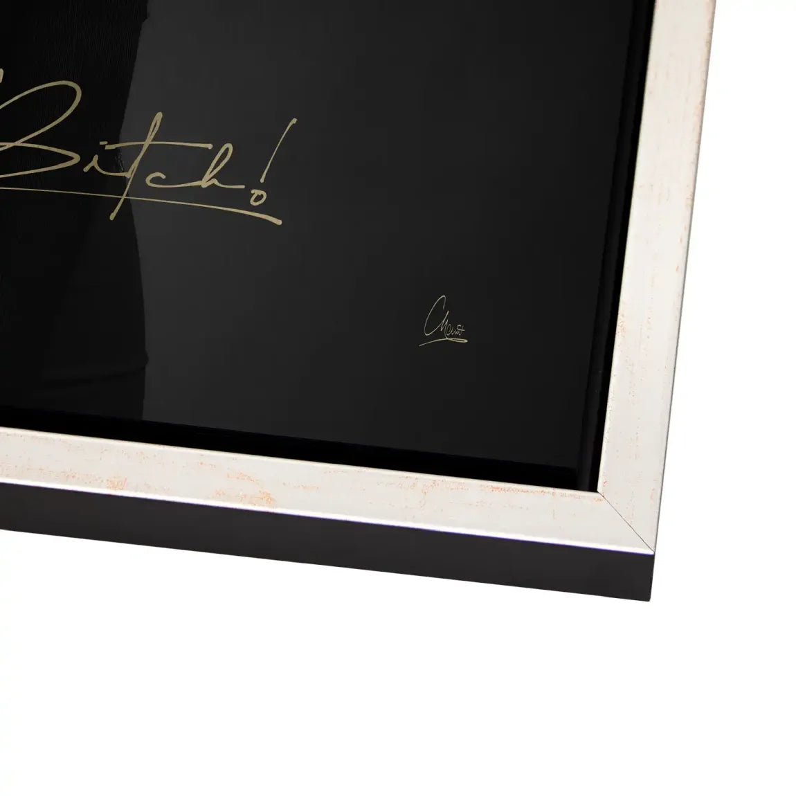 Monroe Life is a Bitch Alu Gebürstet Bild