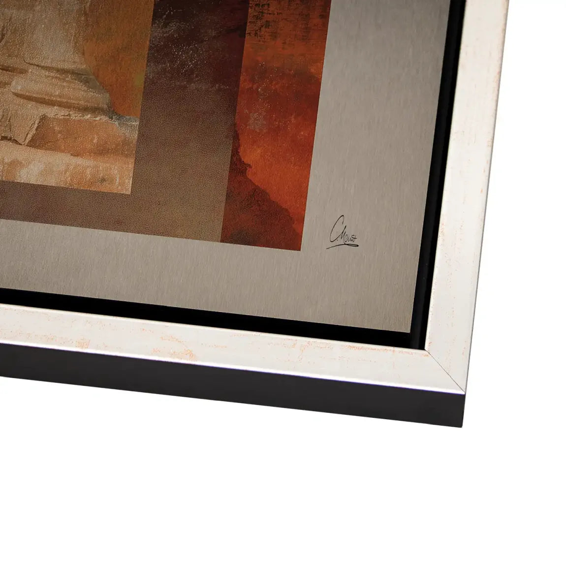 Rom Abstrakt Alu Gebürstet Bild