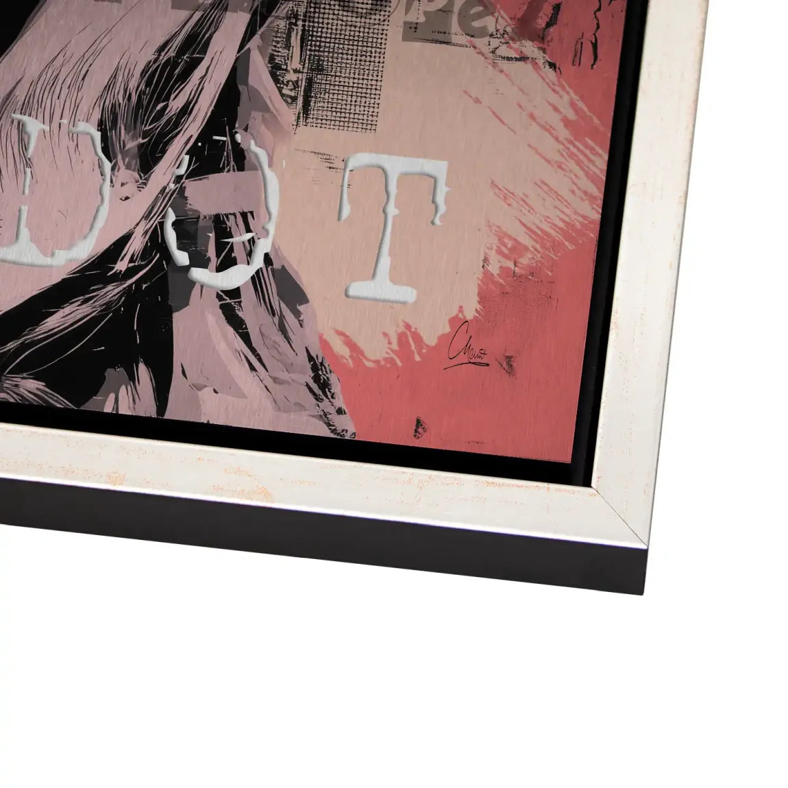Bardot Chanel Art Aluminiumbild gebürstet