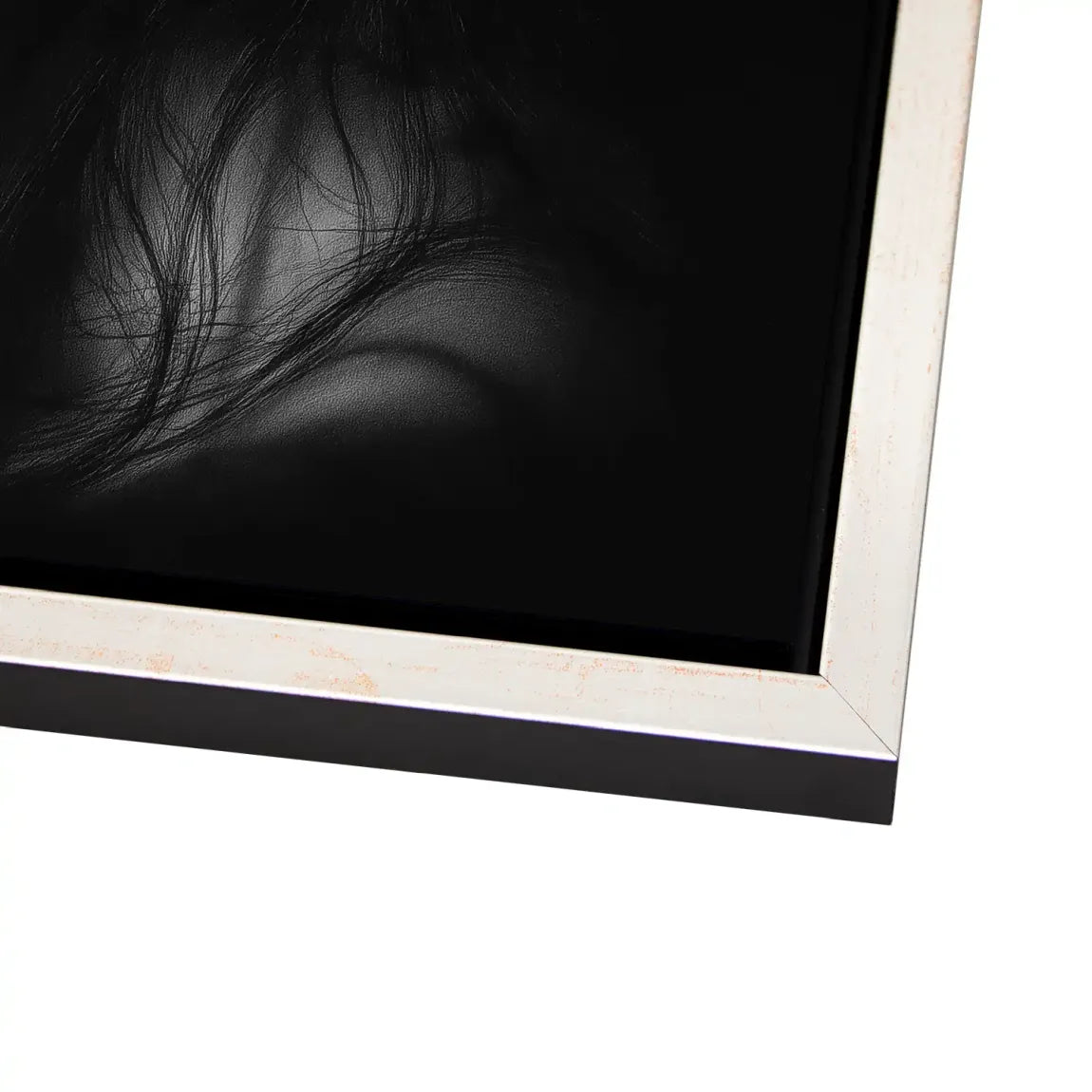 Asian Noir Portrait Alu Gebürstet Bild