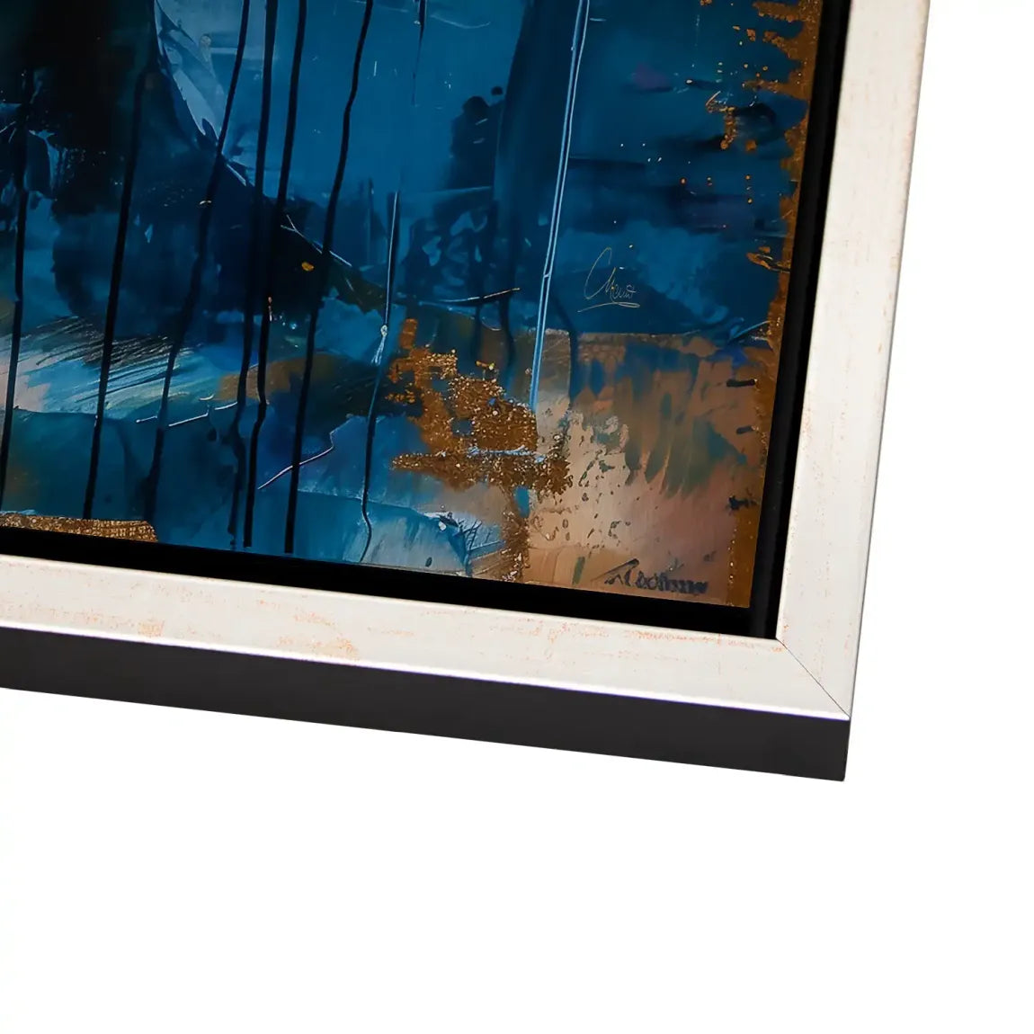 Blue Mystery Alu Gebürstet Bild