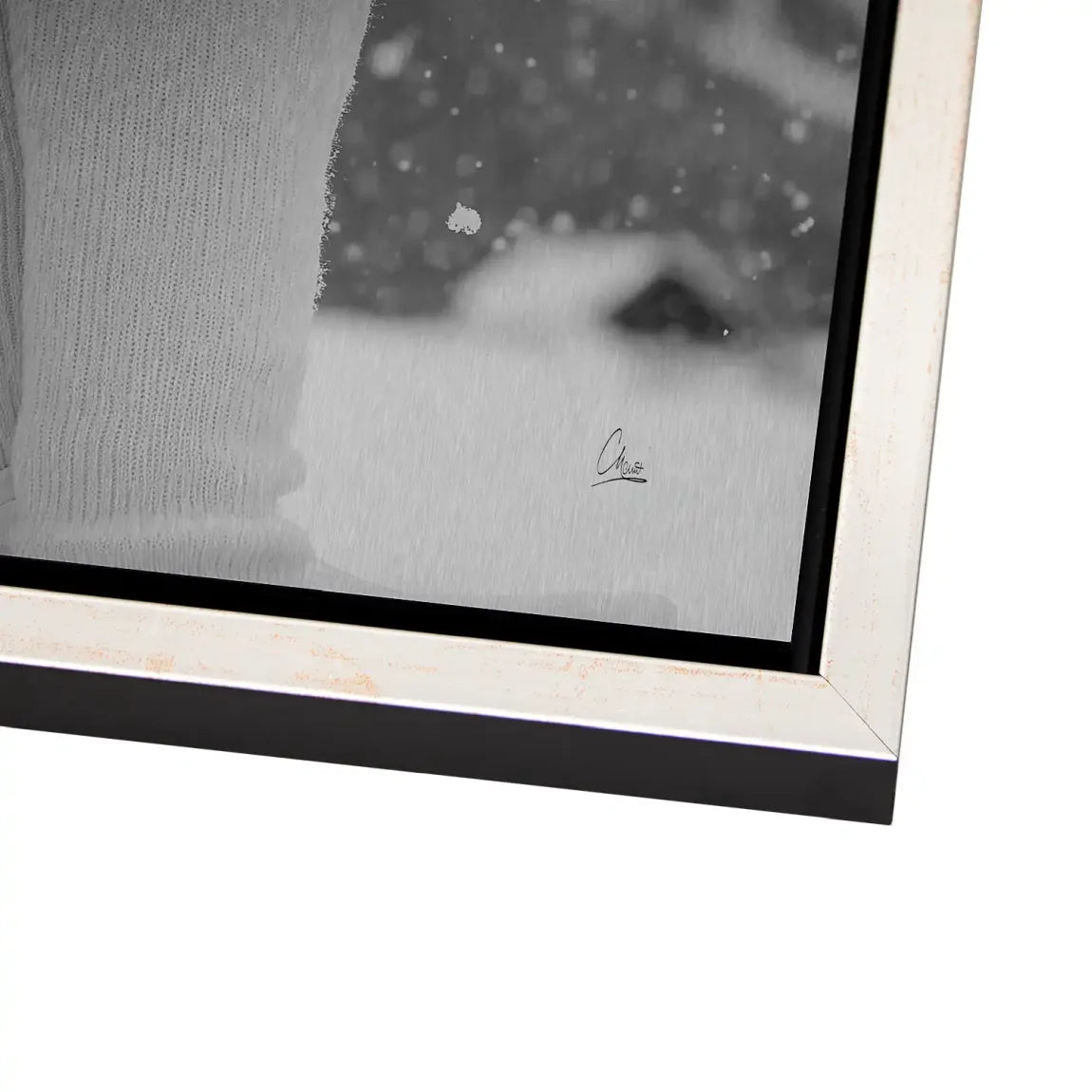 Audrey Hepburn Aspen Portrait Alu Gebürstet Bild