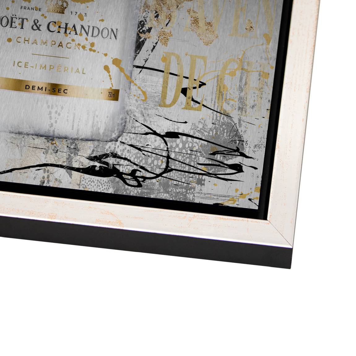Champagner Prestige Aluminiumbild gebürstet