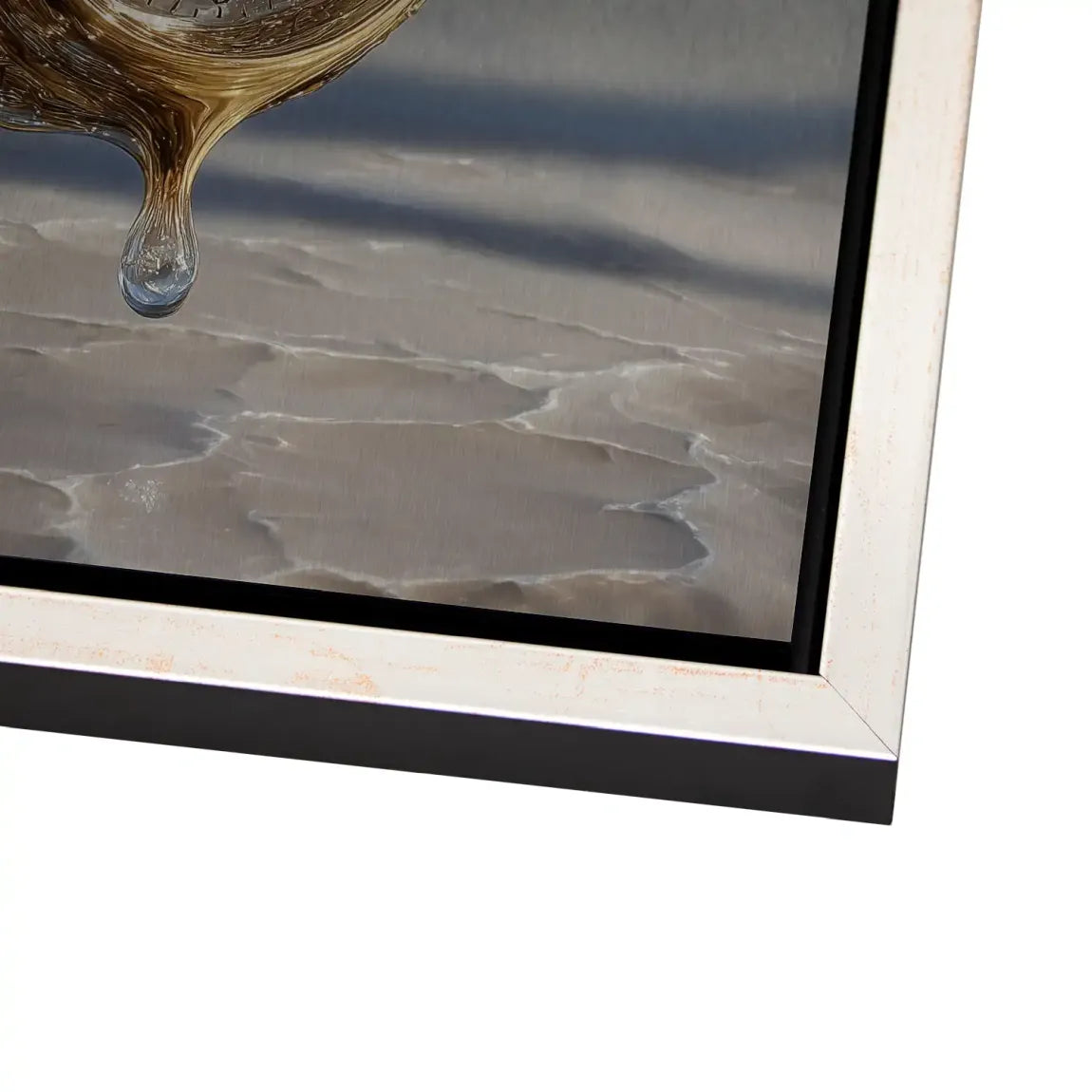 Dali Time Alu Dibond Bild gebürstet