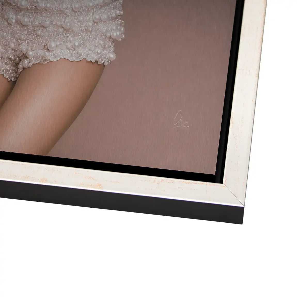 Marilyn Monroe Ice Pearl Alu Dibond Bild gebürstet