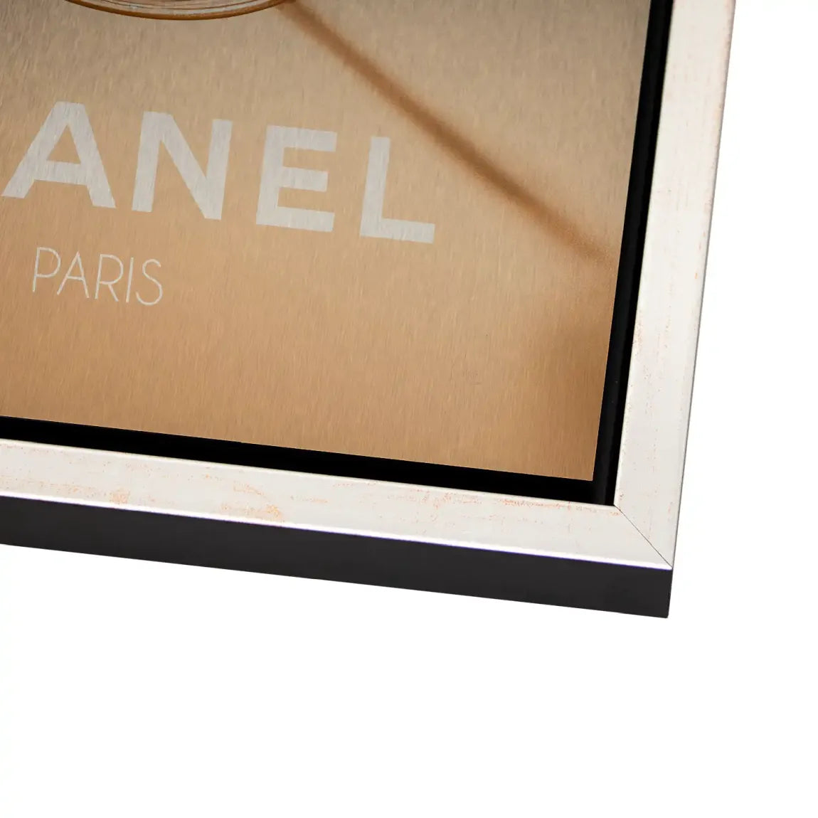 Chanel Glam Cocktail Alu Dibond Bild gebürstet
