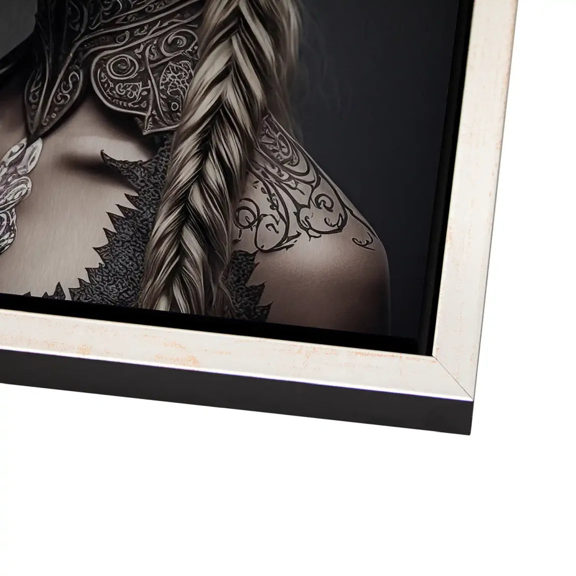 Velvet Noir La Catrina Alu Dibond Bild gebürstet INGALERIE