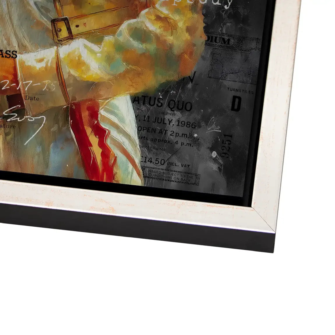 Freddie Mercury Bohemian Alu Dibond Bild gebürstet