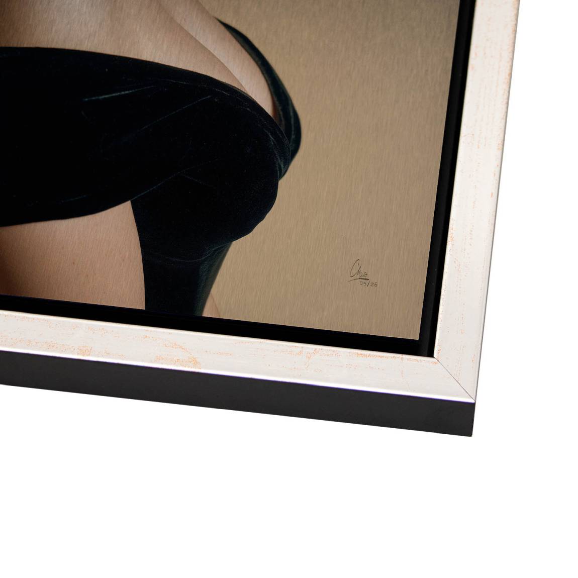 Marilyn Monroe Glam Allure Aluminiumbild gebürstet