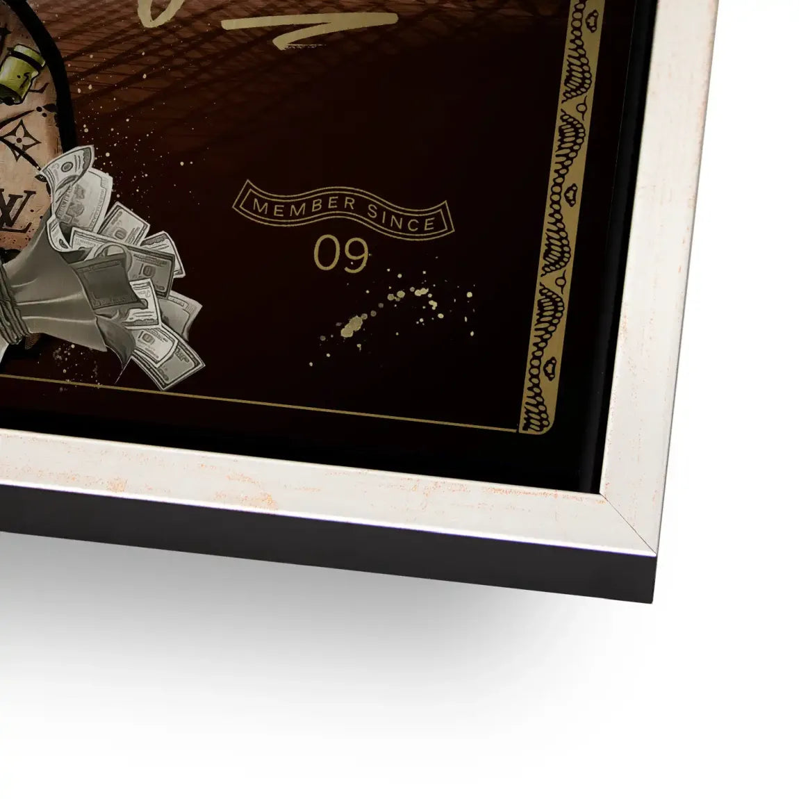 Dagobert Gold Business AluDibond Gebürstet