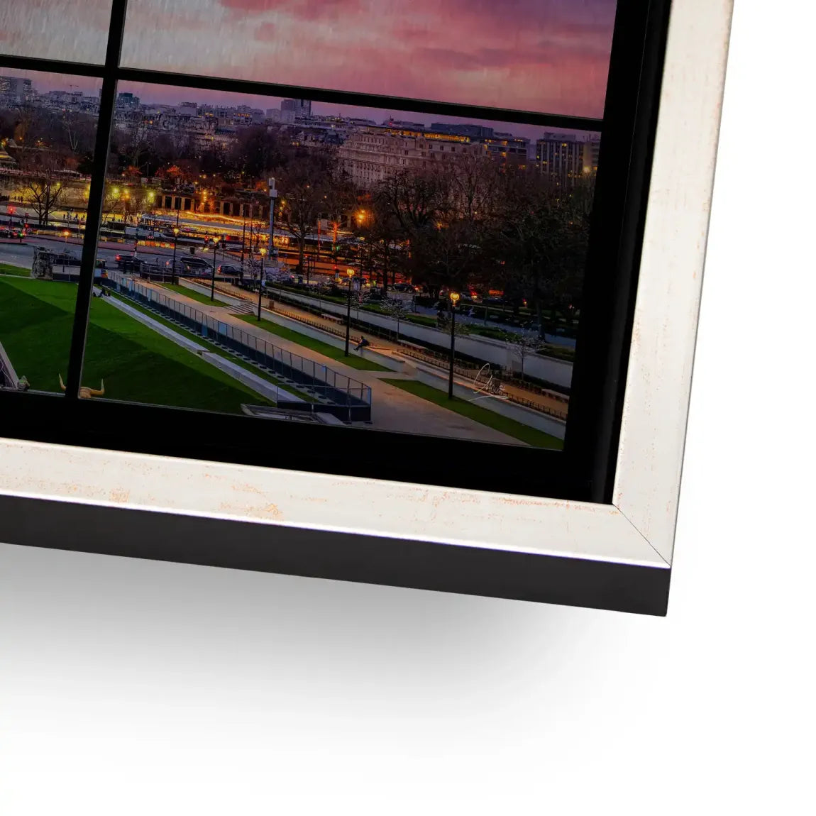 Evening Glow Paris Alu Gebürstet