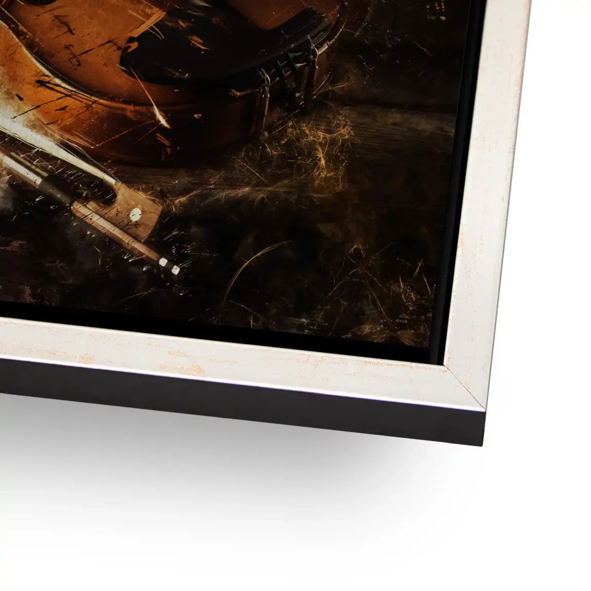 Silent Strings Violine AluDibond Gebürstet