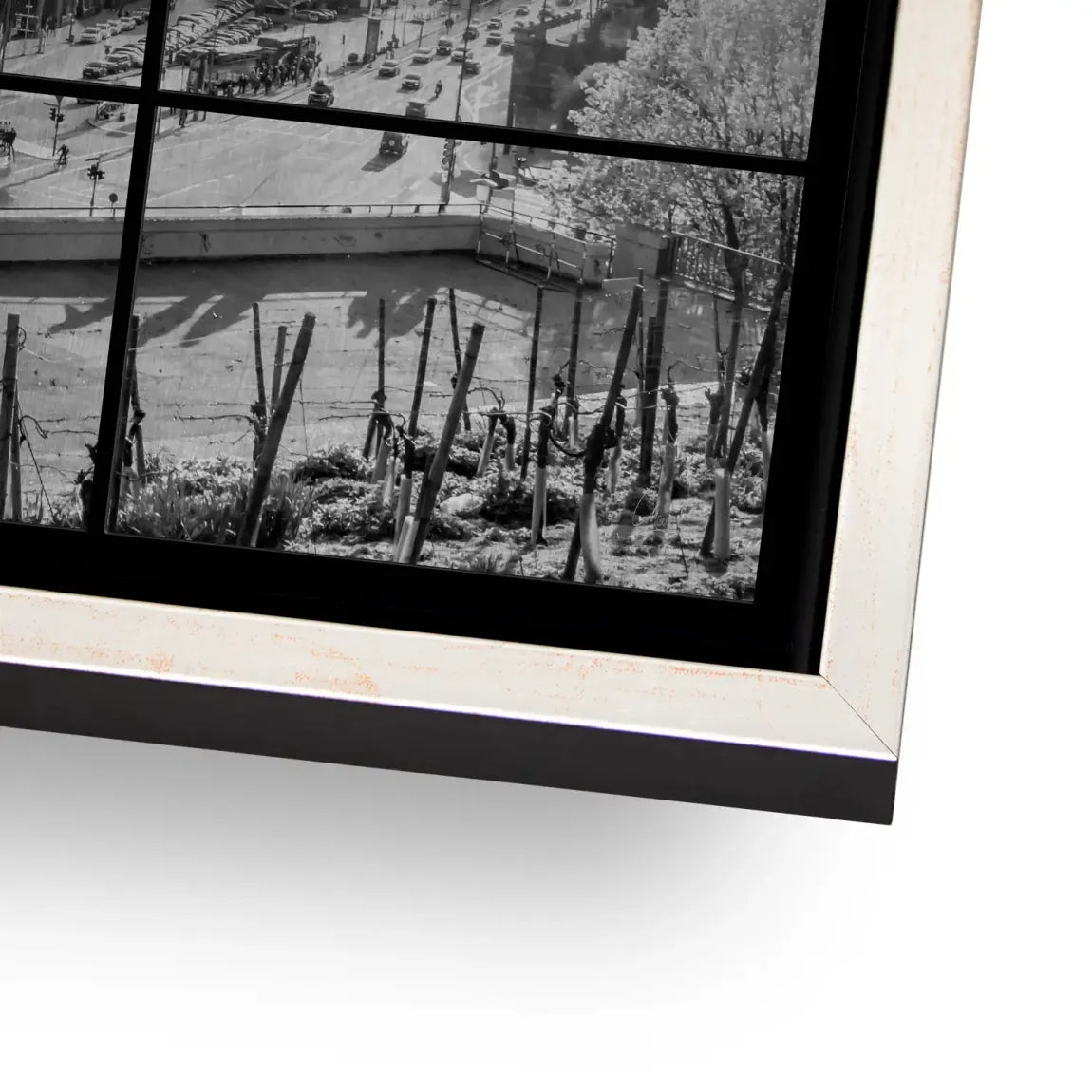 Hamburg Skyline Classic AluDibond Gebürstet