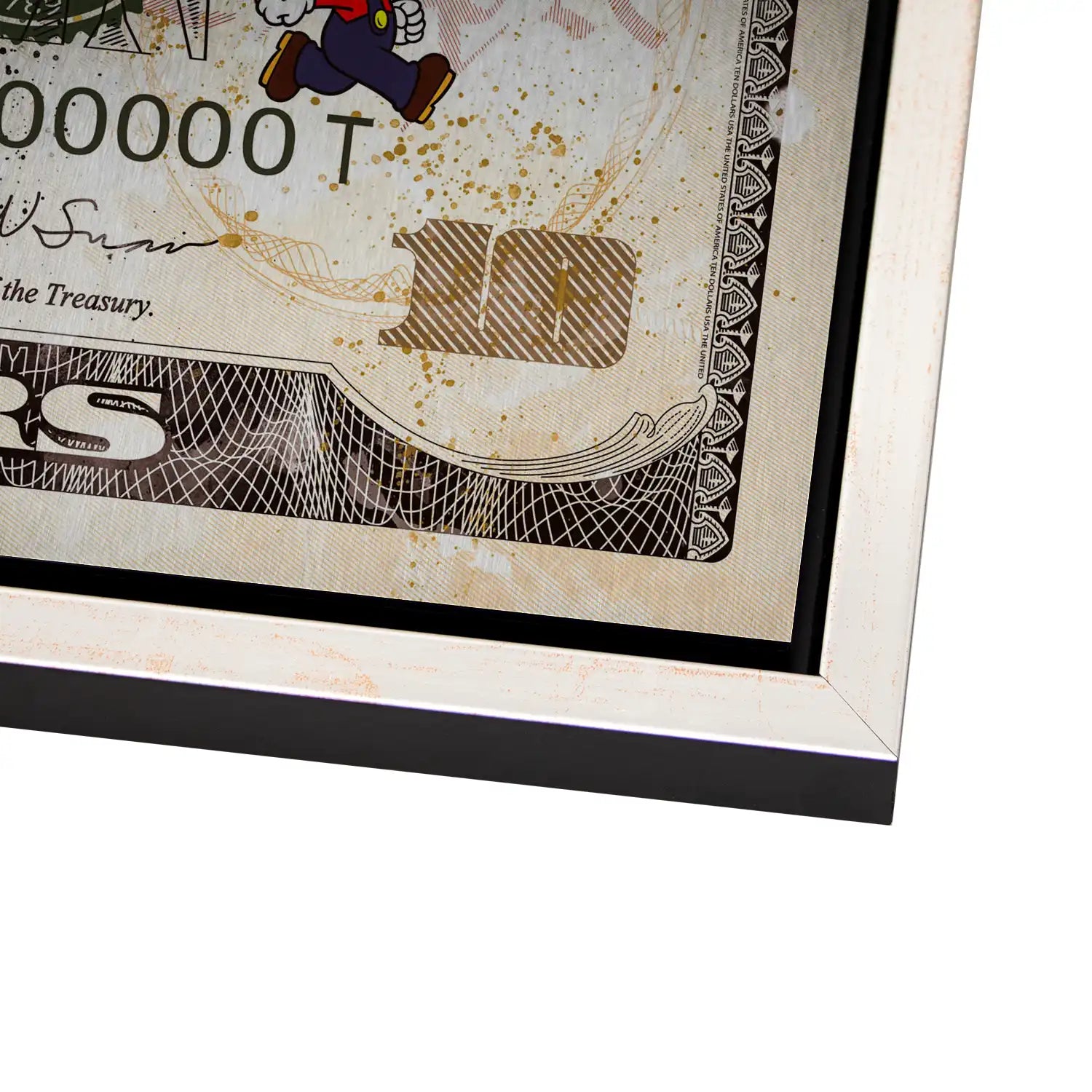 Tweety und Sylverster Dollar AluDibond Gebürstet - INGALERIE