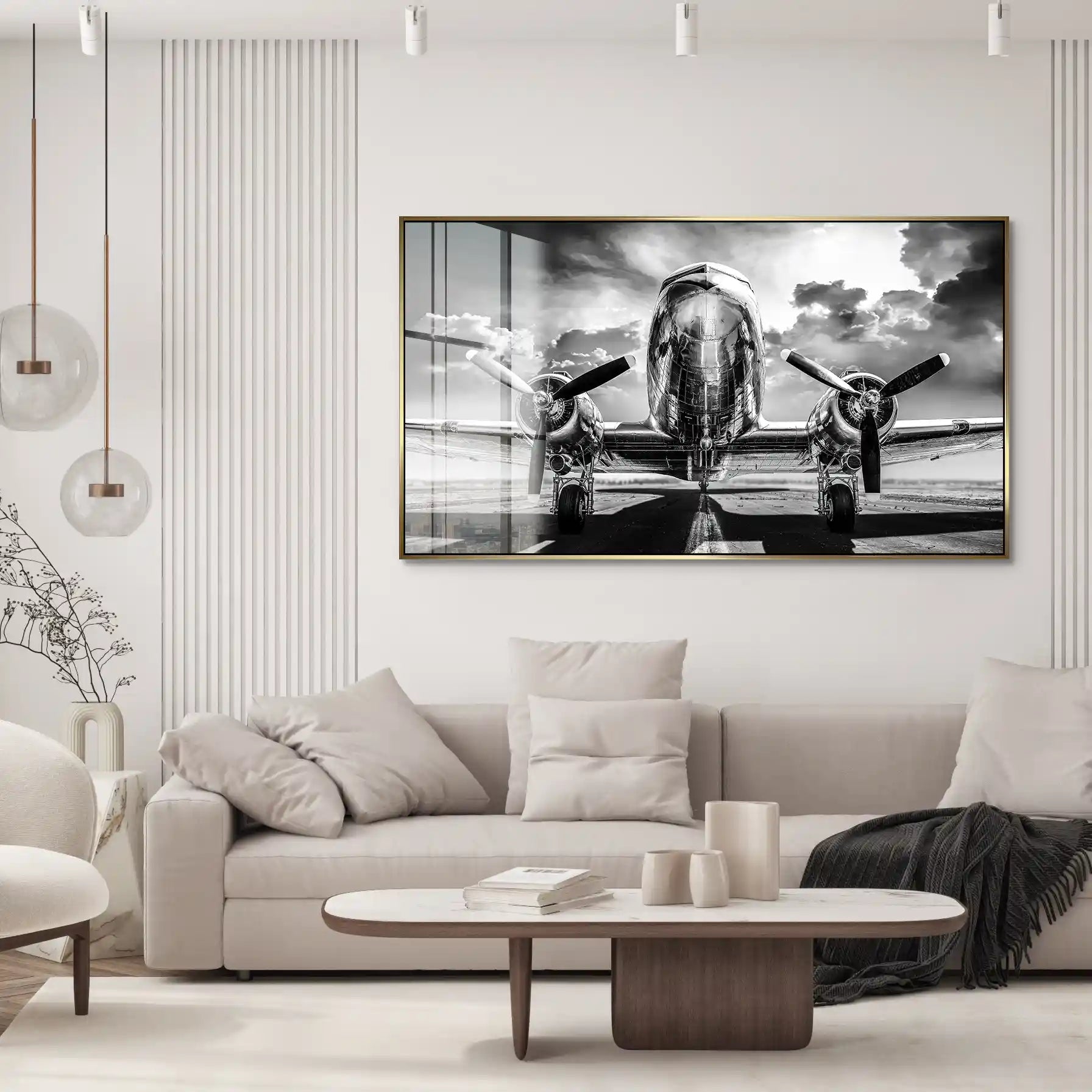 DC3 Flugzeug Acrylglas Bild INGALERIE