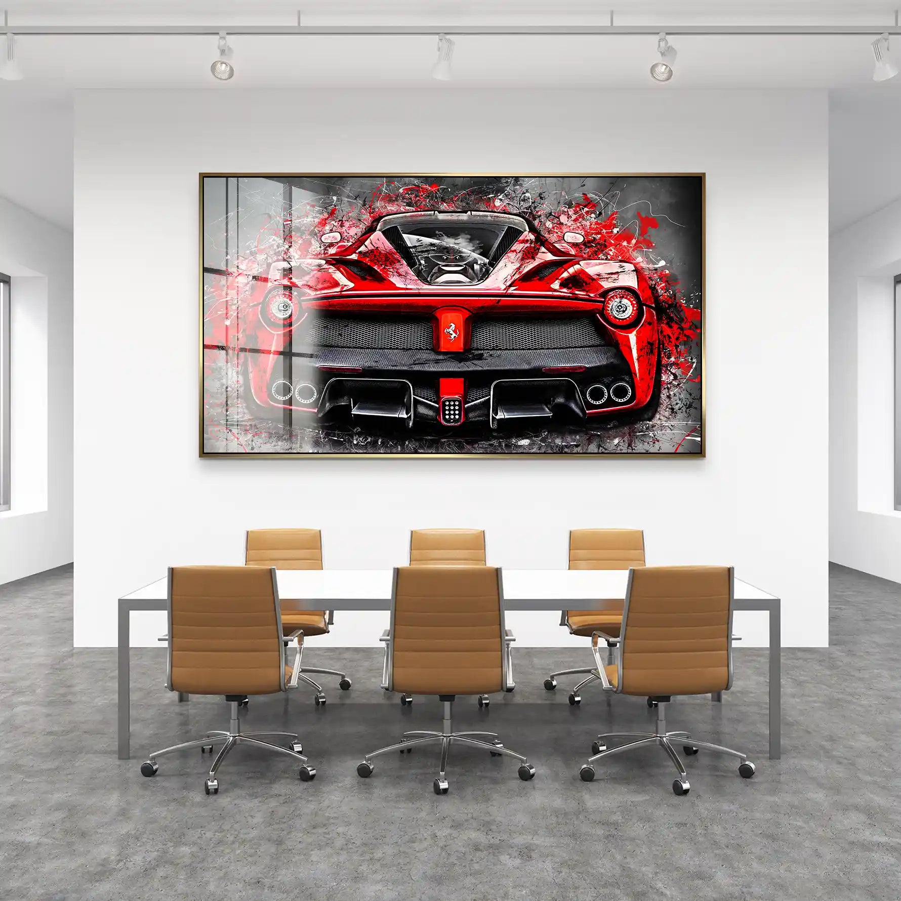 La Ferrari Abstrakt-Style Acrylglas Bild INGALERIE