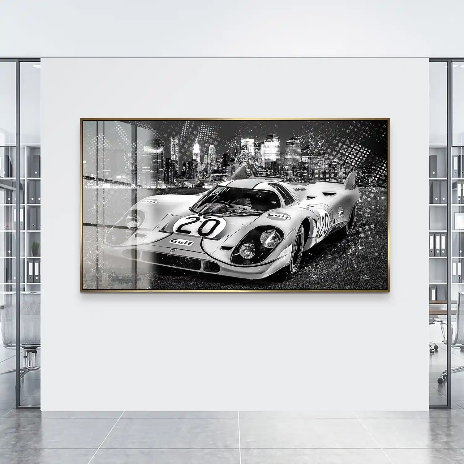 Porsche 917 Black Style Acrylglas Bild INGALERIE