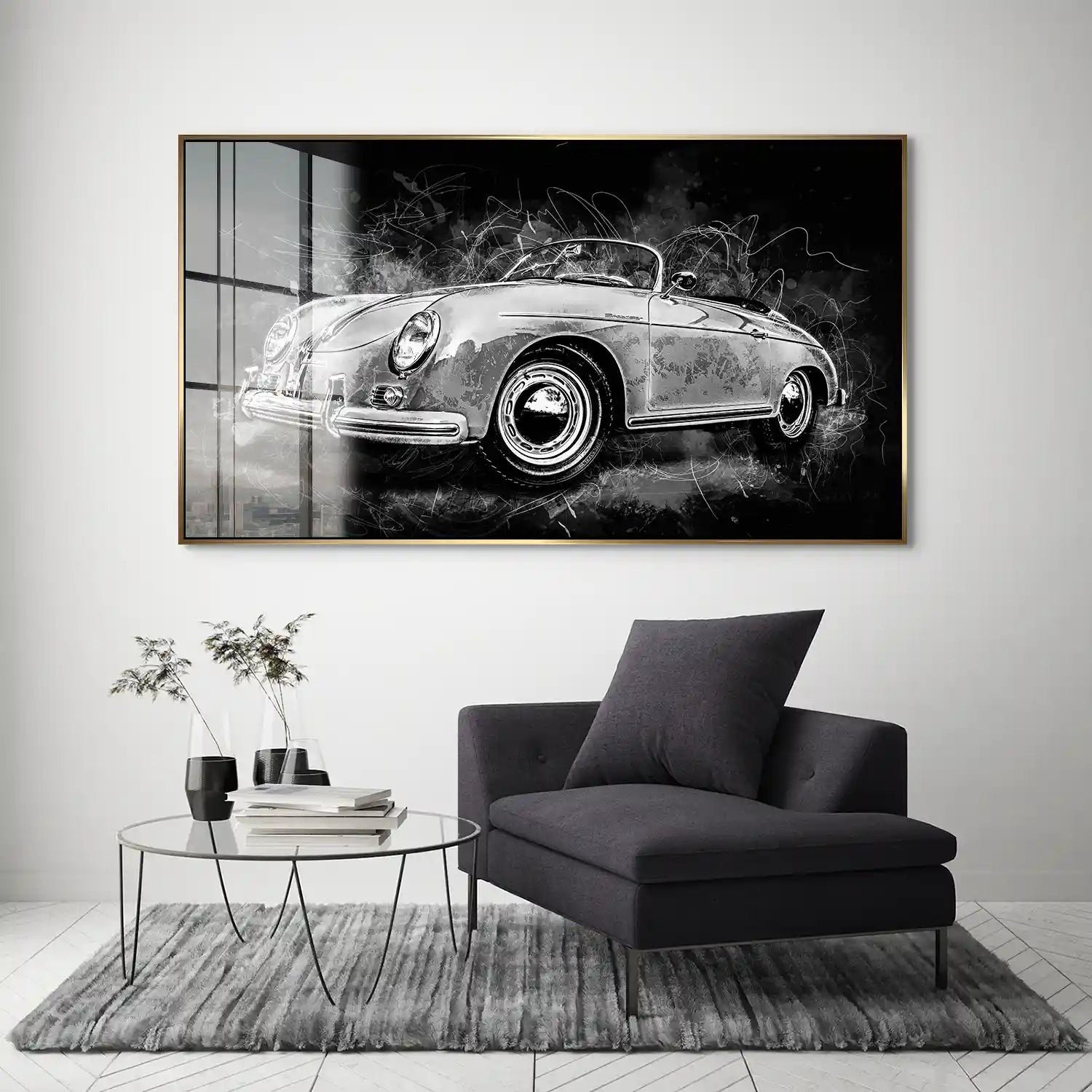 Porsche Speedster City Style Acrylglas Bild INGALERIE