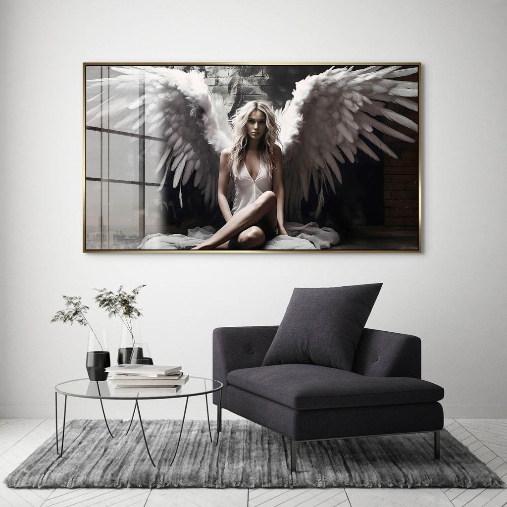 Beauty Angel Wings Acrylglas Bild INGALERIE