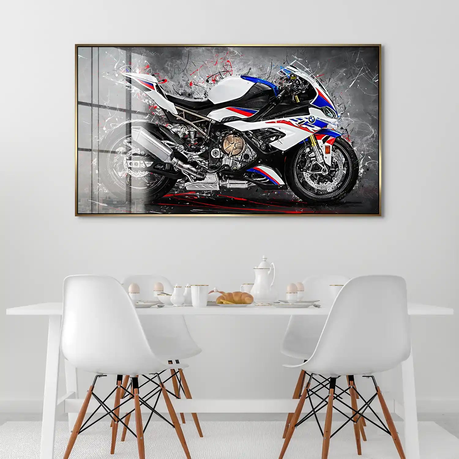 BMW S1000RR Abstrakt Acrylglas Bild INGALERIE