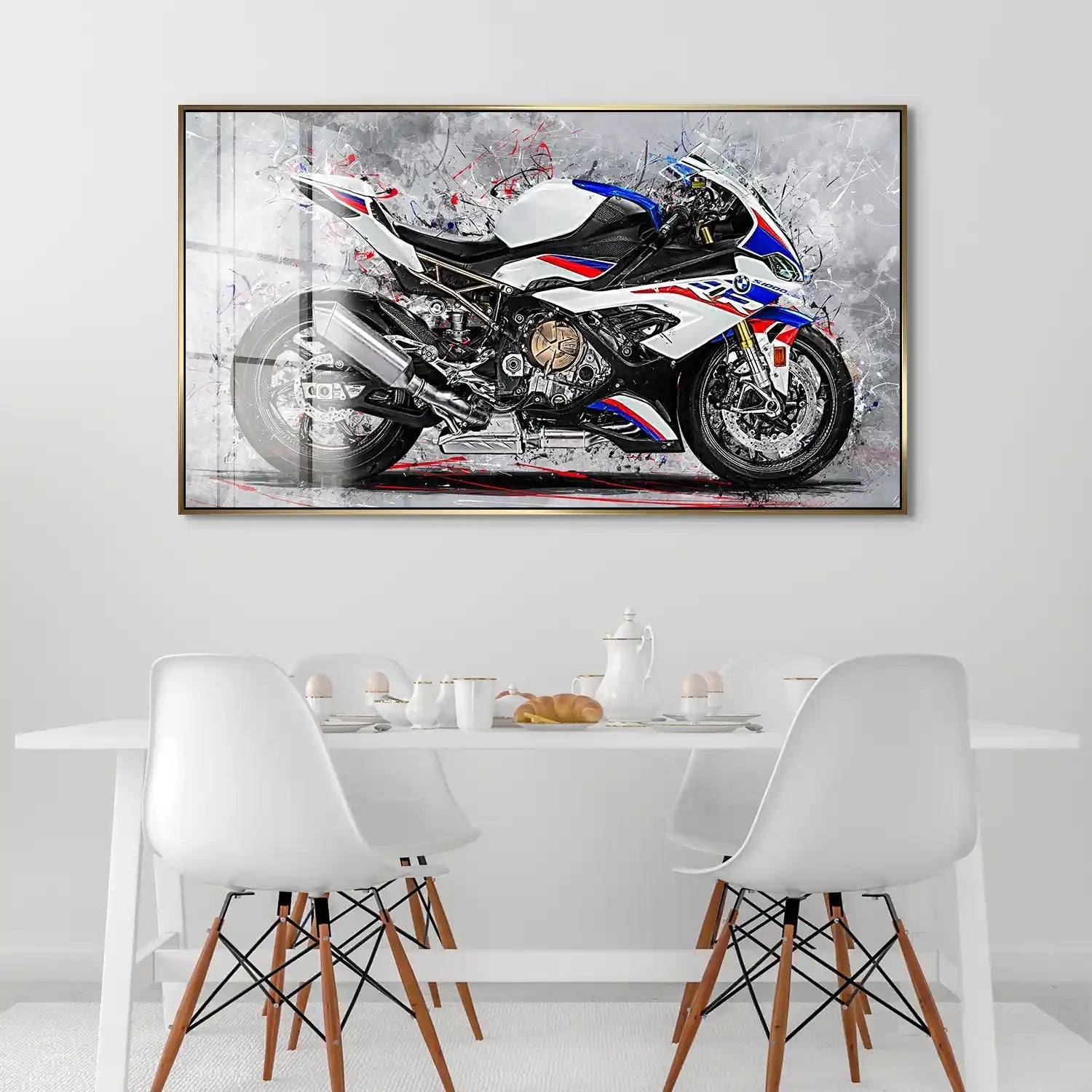 BMW S1000RR Abstrakt Style Acrylglas Bild INGALERIE