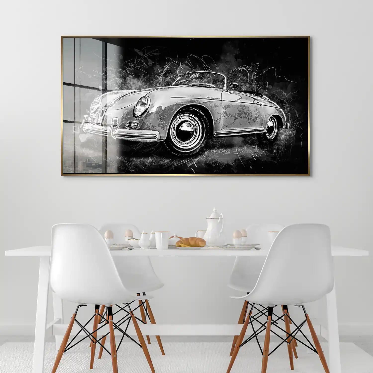 Porsche Speedster Black Style Acrylglas Bild INGALERIE